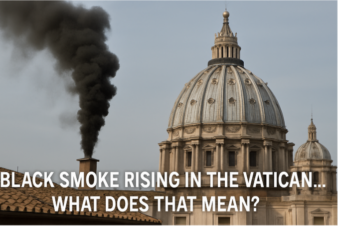 Black Smoke Rising in the Vatican... What Does That Mean?